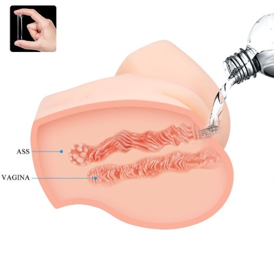 Crazy Bull Realistic Double Vibration Stroker - image 7
