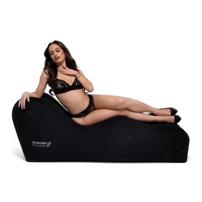 Foto van Bedroom Fantasies - The Lounger Opblaasbare Bank - Zwart