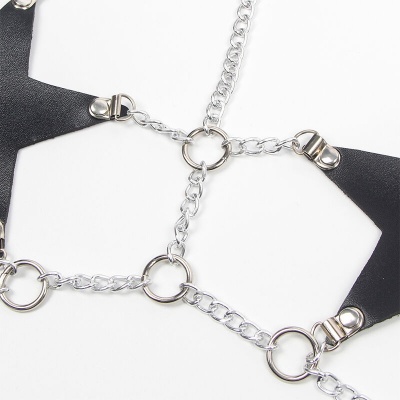 Subblime Leather Full Body Harness Star Shape - image 6
