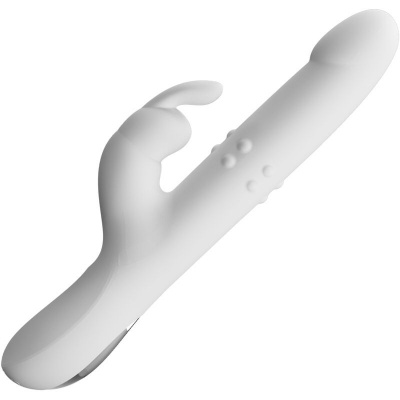 Pretty Love Reese Rabbit Vibrator with Rotation Silver