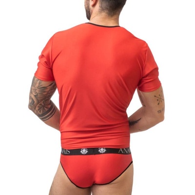 Anais Men Soul T-Shirt XL - Red & Black Trim - image 2
