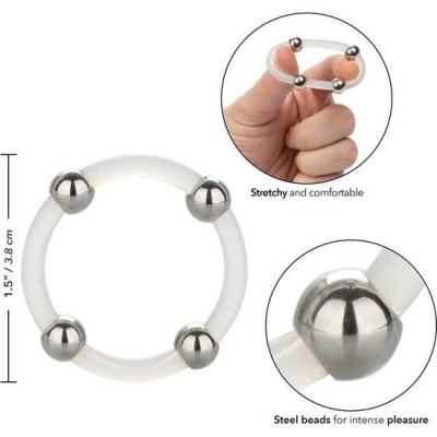 Calexotics Steel Beaded Ring Large 3.75CM - image 2