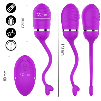 Intense Sookie Vibrating Egg - Purple - image 5