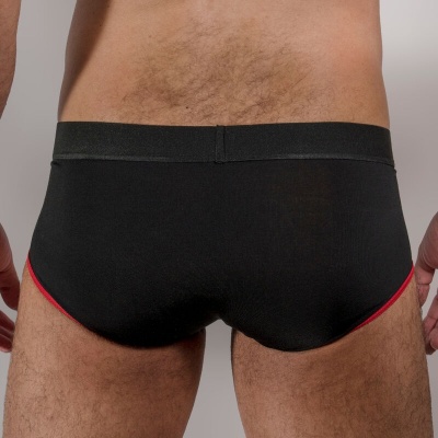 Macho Brief Underpants Dark Red XL - image 3