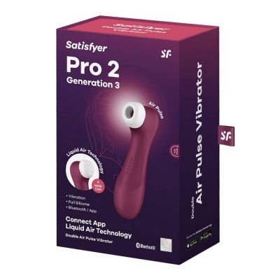 Satisfyer Pro 2 Generation 3 Wine Red Bluetooth - image 7