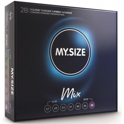 My Size Mix Condoms 69mm 28 Pack