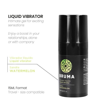 Bruma Liquid Vibrator Ultra Sliding Watermelon 15ml - image 4