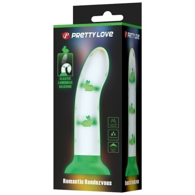 Pretty Love Magical Nightfall Luminous Dildo, Green - image 4