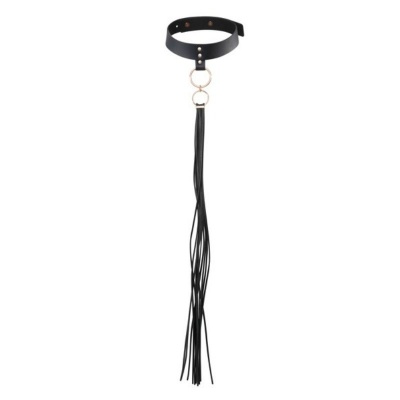 Bijoux Indiscrets Maze Tassel Choker Black - image 1