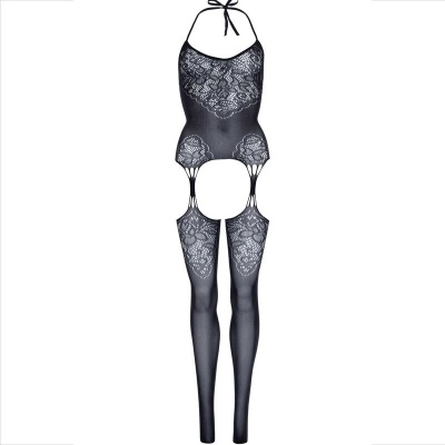 Leg Avenue Bodystocking Lace Halter - image 4
