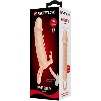 Pretty Love Emmit Penis Sleeve w/ Clitoral Stimulator - image 5