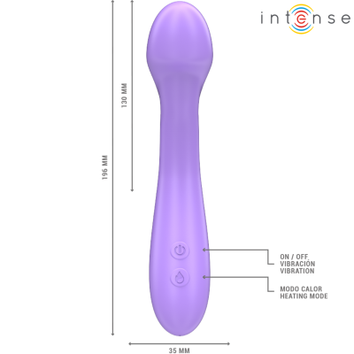 Intense Becky Heatable Vibrator 19cm - Purple - image 6