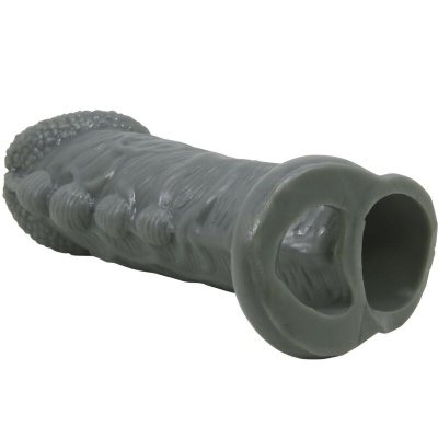Pretty Love Penis Enlarger and Delay Sleeve Grey - image 5