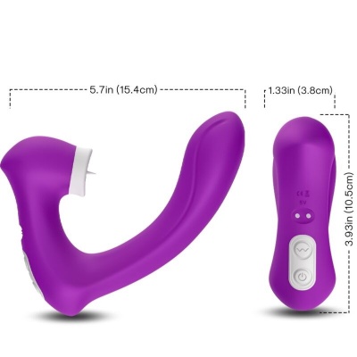 Armony Secretkiss Curved Clitoral Stimulator Purple - image 3