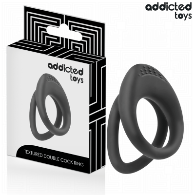 Addicted Toys Double Textured Penis Ring - image 2
