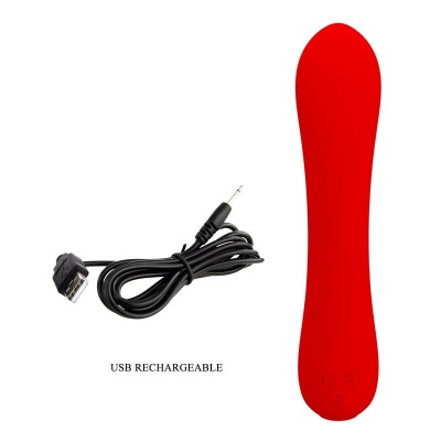 Pretty Love Prescott Rechargeable Vibrator Red - image 8