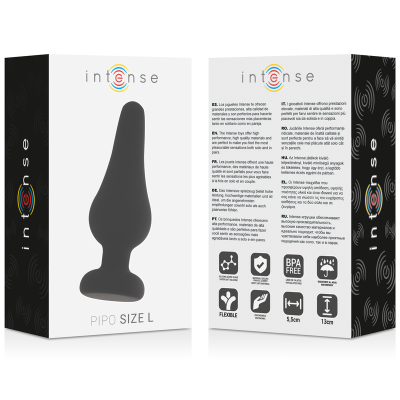Intense Anal Plug Pipo L Black 13 CM - image 4