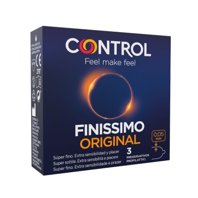 Control Finissimo Ultra-Thin Condoms, 3 Pack - image 1