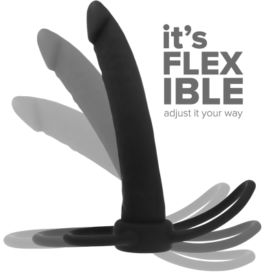 Mythology Cobi Onyx Anal Dildo Dual Ring - image 4