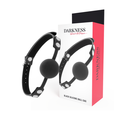 Darkness - Black Silicone Gag Darkness - Black Silicone Gag
