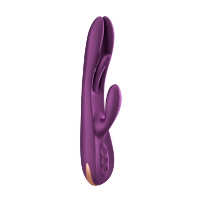 Foto van HoneyPlayBox - Terri App-gestuurde Kinky Finger Tapping Rabbit Vibrator Paars