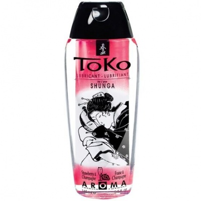 Shunga Toko Strawberry Champagne Lubricant 165ml Shunga Toko Strawberry Champagne Lubricant 165ml