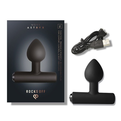 Rocks-Off Nova Astryx Anal Plug 16 Function Black - image 8