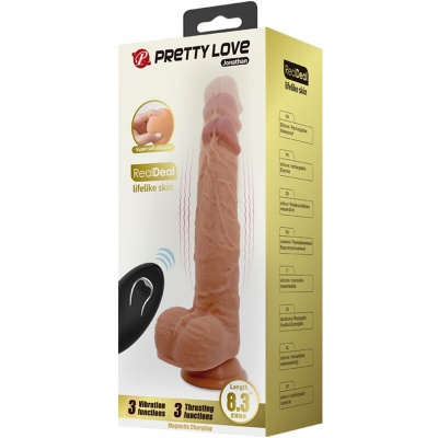 Pretty Love Jonathan Silicone Dildo 21 CM Remote - image 7
