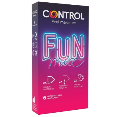 Control Feel Fun Mix Condoms 6 Units - image 1