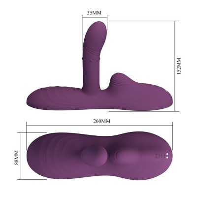 Pretty Love - Luka Sit-Down Vibrator With Heat Effect AND Remote Co... - image 9