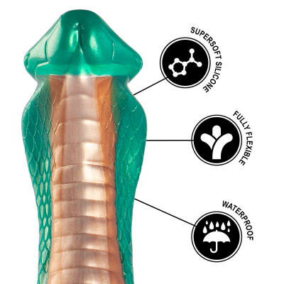 Python Dildo Cobra Green - image 8