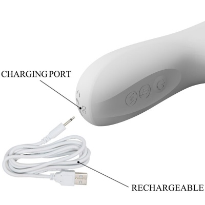 Pretty Love Reese Rabbit Vibrator with Rotation Silver - image 8