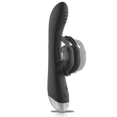 Black&Silver DJ Adam Rabbit Vibrator Black - image 4