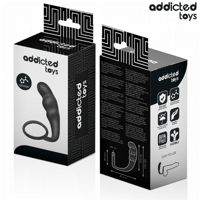 Addicted Toys Anal Plug with Ring Silicone Model 4 - image 6