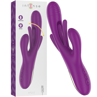 Intense Apolo Rechargeable Vibrator Purple Intense Apolo Rechargeable Vibrator Purple