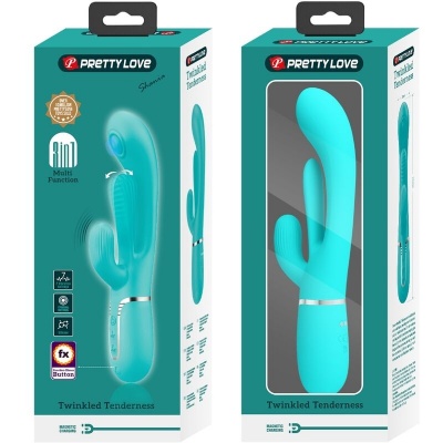 Pretty Love Shania Triple Rabbit Vibrator - image 10