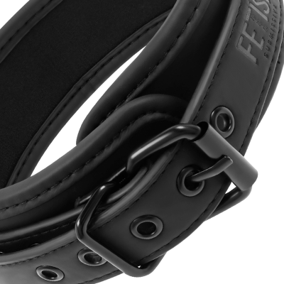 Fetish Submissive Neoprene Collar with Leash - image 4