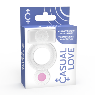 Casual Love Vibrating Double Pleasure Ring Transparent - image 4