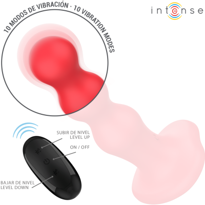 Intense Cody Vibrator Red Suction Cup Remote - image 3