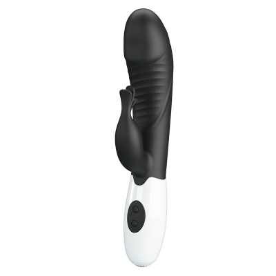 Pretty Love Rasmussen Rabbit Vibrator - Black - image 7