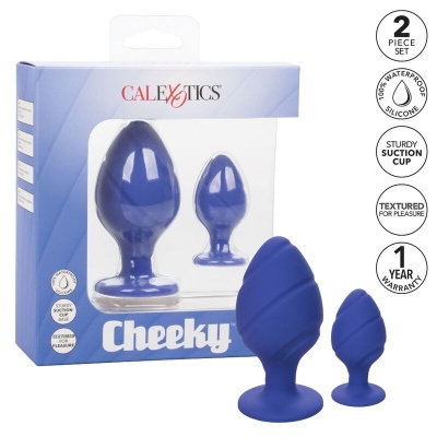Calexotics Cheeky Butt Plug Purple Small - image 2