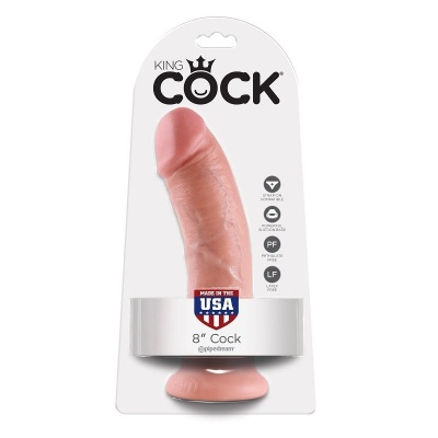 King Cock 8 Dildo Flesh 20.3 CM - image 2