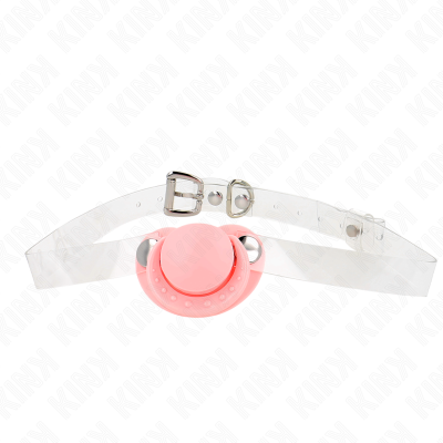 Kink Pink Pacifier Gag, 5.5cm, Adjustable 43-60cm - image 1