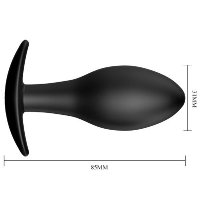 Anal Plug Silicone Anchor 8.5 Cm Black - image 5