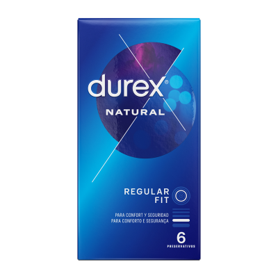 Durex Natural Classic Condoms, 6 Pack - image 2