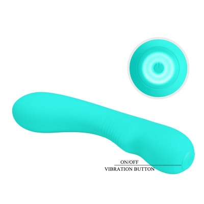 Pretty Love Prescott Rechargeable Vibrator Aqua Green - image 6