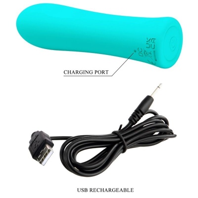 Pretty Love Alfreda Super Power Vibrator Aqua Green - image 7