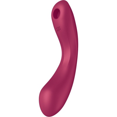 Satisfyer Curvy Trinity 1 Air Pulse Vibrator Red - image 3