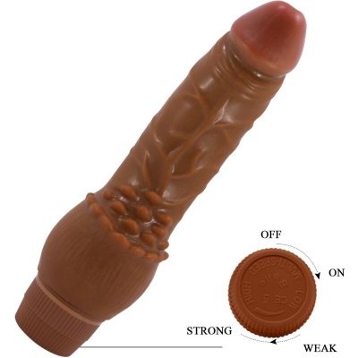 Baile Barbara Realistic Vibrator 19.5 CM Mulatto - image 3