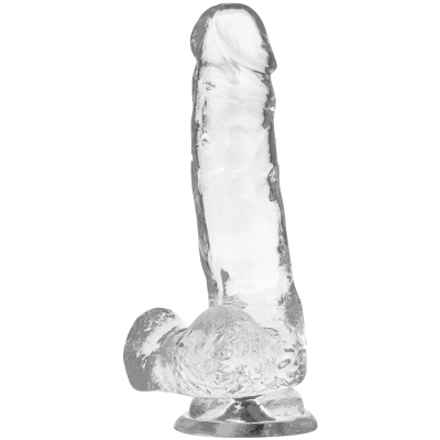 X Ray Clear Dildo With Balls 18.5 CM - image 4